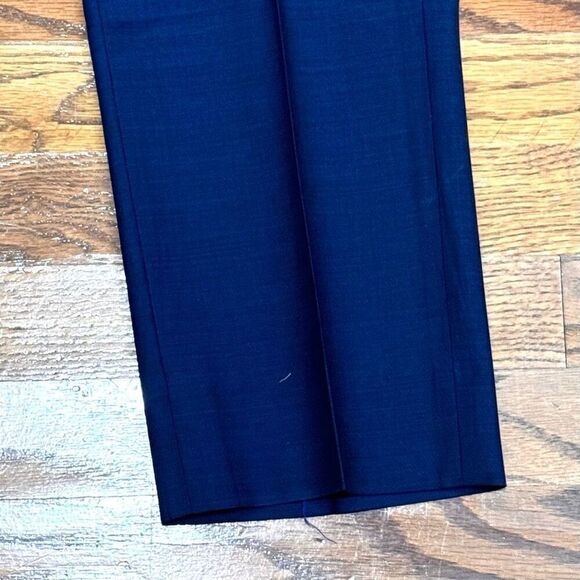 Paul Betenly Flat Front Blue Dress Pants. Vantage Wool. Size 35. - Picture 3 of 9